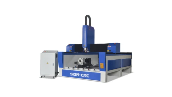 Sign-1318 Stone CNC Router 3D Cylinder Engraving Machine