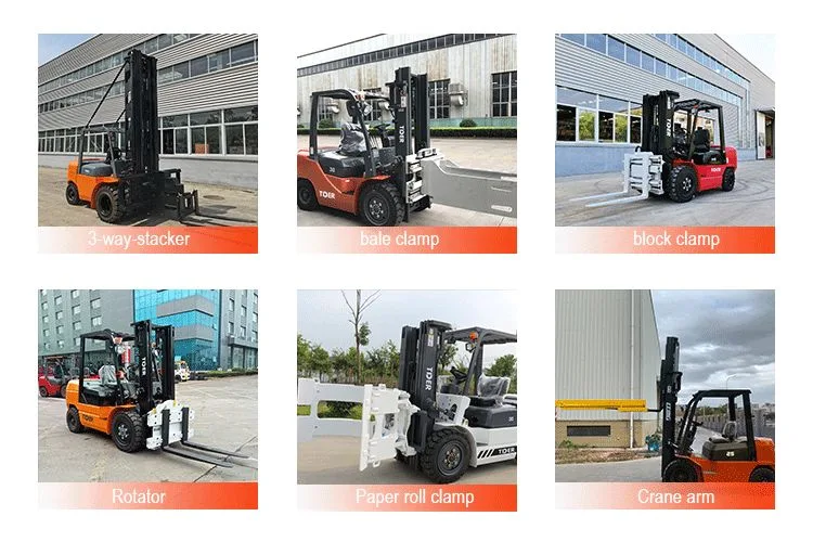 Tder Chinese Heavy Forklift 20 Ton Diesel Forklift Diesel Forklift 20 Ton for Quarry Loading Container