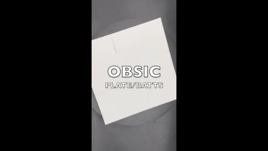 Obsic Refactory Material Supplier Oxide Bonded Silicon Carbide Plates Sic Board Slab for Ceramics