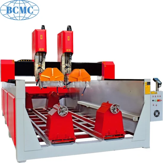 Bcmc Stone Marble Granite Engraving Machine 2D 3D Carving Engraver with Diamond Tools Artificial Decorative Machinery for Us Canada Asia