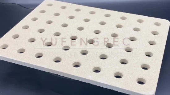 High Working Temperature Refractory Kiln Furniture Cordierite Plates/Batts/Slab for Tableware