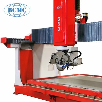 Bcmc Bcnc 650 Bridge Saw 5 Axis Interpolated Bridge Cutting Machine for Granite Marble Stone Processing